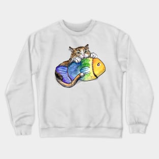 Cat Fangs Crewneck Sweatshirt